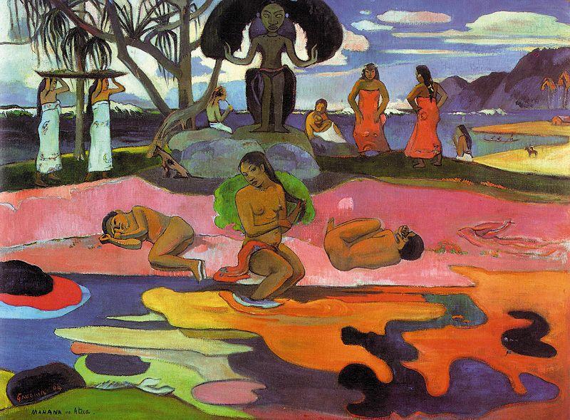 Paul Gauguin Mahana No Atua oil painting picture